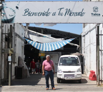 Sixto Gonzalez en el Mercado de Talca